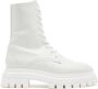 Stuart Weitzman Stijlvolle Veterschoen White Dames - Thumbnail 1