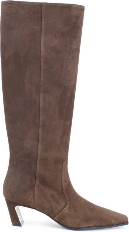 Stuart Weitzman Bruine enkellaarzen voor vrouwen