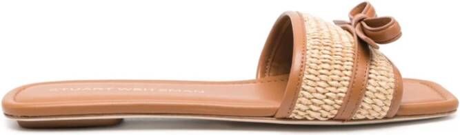 Stuart Weitzman Bruine Sandalen voor Vrouwen Elegante Stijl