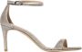 Stuart Weitz Champagne Glitter Sandalen - Thumbnail 1