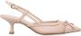 Stuart Weitz Chique Beige Gesloten Schoenen met Strik - Thumbnail 1