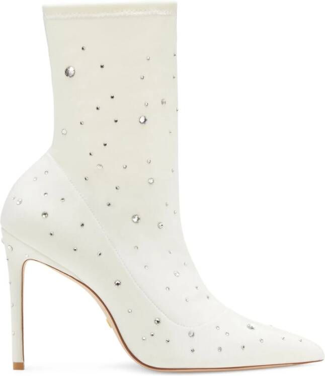 Stuart Weitzman Stuart Cosmic 100 Bootie Wit Dames