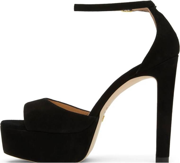 Stuart Weitzman DiscoPlatform Sandaal Black Dames