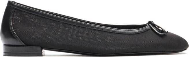 Stuart Weitzman Elegante Ballet Flats Black Dames