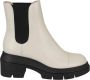 Stuart Weitzman Elegante Enkellaarzen voor Vrouwen White Dames - Thumbnail 1