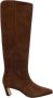 Stuart Weitzman Elegante Marrone Enkellaarzen voor Vrouwen - Thumbnail 1