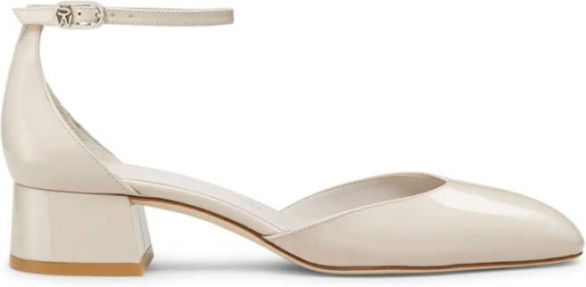 Stuart Weitzman Elegante pump met bandje en vrouwelijke details