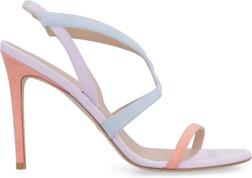 Stuart Weitz Elegante Suede Stiletto Hak Sandalen