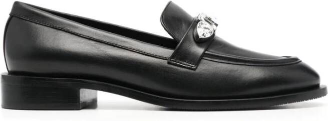 Stuart Weitzman Palmer Pendant Loafer in zwart