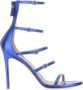 Stuart Weitzman Elektrisch blauw lederen schemering sandalen Blauw Dames - Thumbnail 1