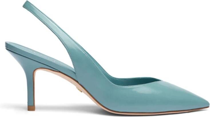 Stuart Weitzman EVA 75 Slingback Stijlvolle en elegante hakken Green Dames