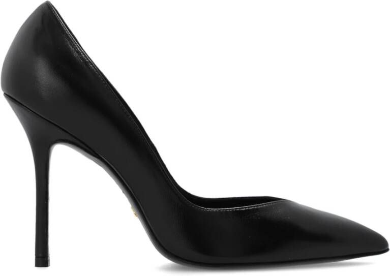 Stuart Weitzman Eva leren stiletto pumps Black Dames