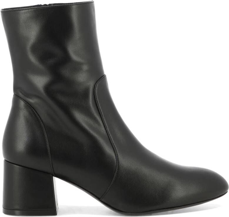 Stuart Weitzman Flareblock 60 Enkellaarzen Black Dames