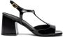 Stuart Weitz Flareblock T-Strap Sandal - Thumbnail 1