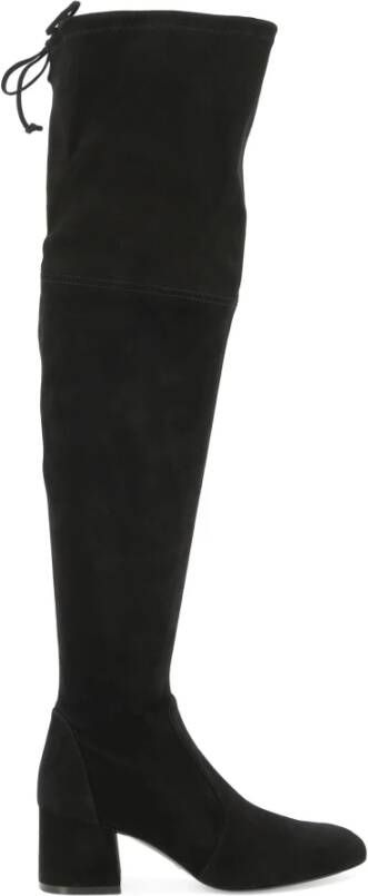 Stuart Weitzman Flareland Stretch Over-the-Knee Boot Black Dames