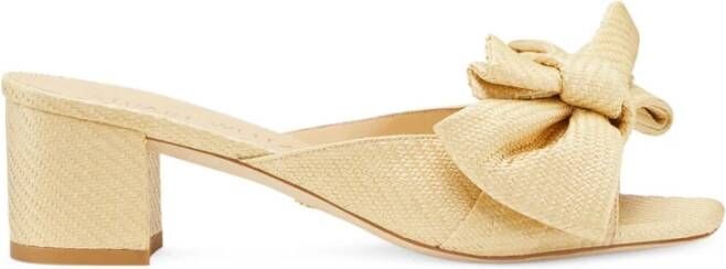 Stuart Weitzman Flat Sandals Beige Dames