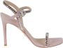 Stuart Weitz Gemcut Sandalen met Hoge Hak - Thumbnail 1