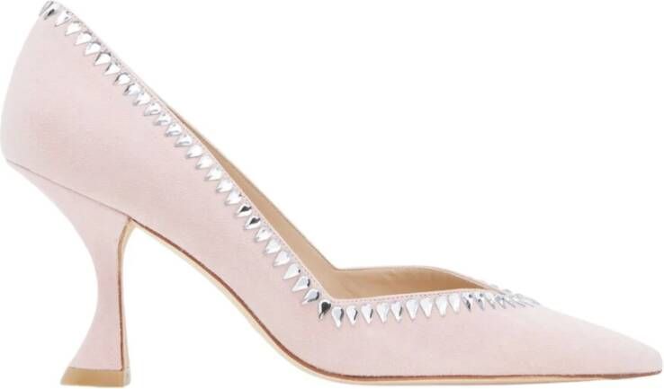 Stuart Weitzman Gemcut Xcurve 85 Pump Roze Dames