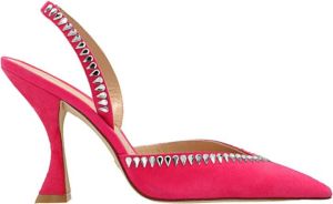 Stuart Weitzman Pumps & high heels Gemcut Xcurve 100 Slingback Pump in roze