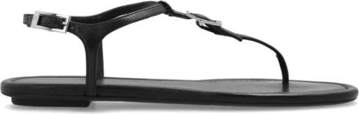 Stuart Weitzman Hoge hakken Georgie T-Strap in zwart