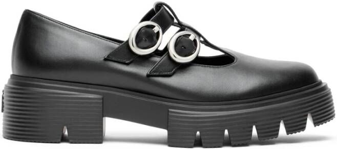 Stuart Weitzman Gesp Mary Jane Schoenen Black Dames