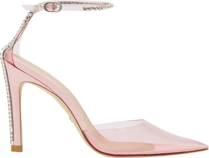 Stuart Weitzman Glamoureuze Bandpomp Pink Dames