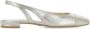 Stuart Weitzman Loafers & ballerina schoenen Crystal Slingback in goud - Thumbnail 6