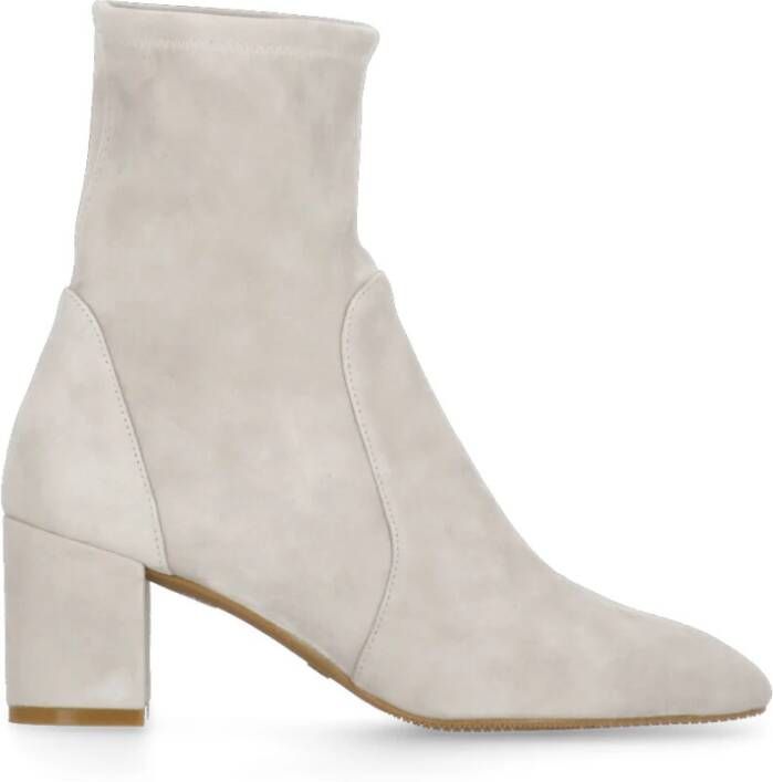 Stuart Weitzman Grijze Suède Leren Laarzen voor Vrouwen