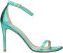 Stuart Weitz Groene leren stilettohak sandalen - Thumbnail 1