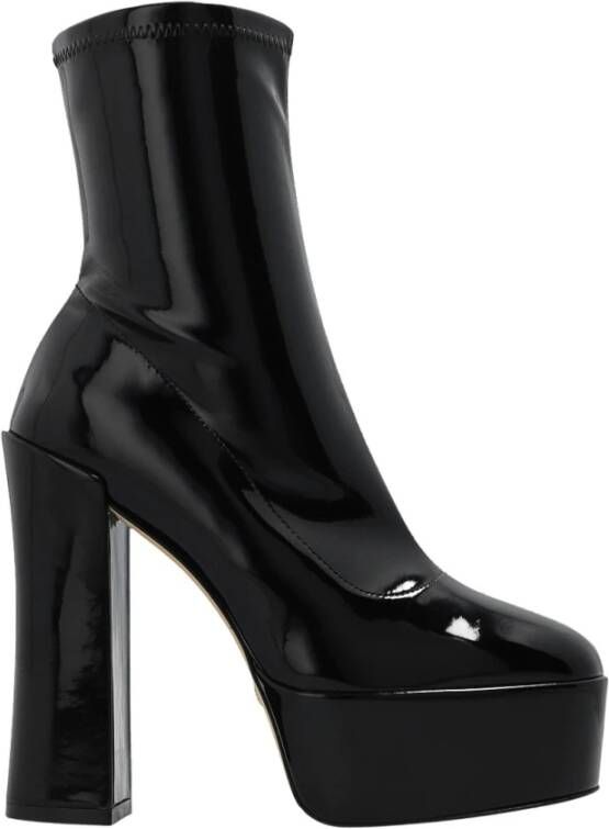 Stuart Weitzman Skyhigh 145 Platform Bootie Black Dames