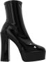 Stuart Weitzman Skyhigh 145 Platform Bootie Black Dames - Thumbnail 1