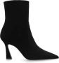 Stuart Weitzman Gehakte enkellaarsjes Vinnie Black Dames - Thumbnail 7