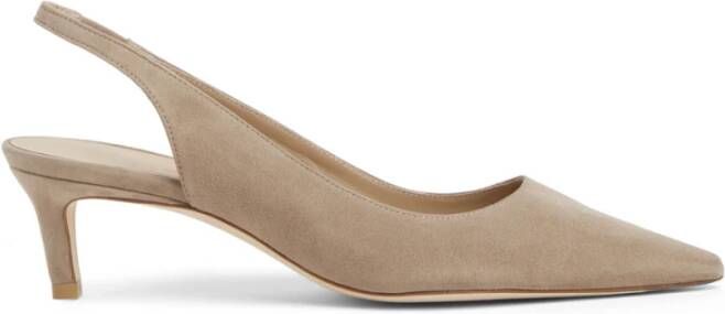 Stuart Weitzman Heeled Mules Beige Dames