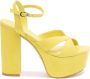 Stuart Weitzman High Heel Sandals Geel Dames - Thumbnail 1