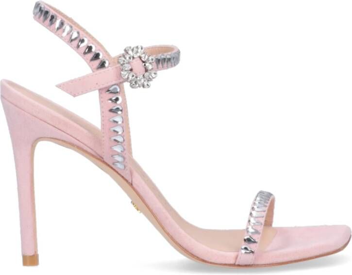 Stuart Weitzman Roze Hoge Hak Sandalen Pink Dames