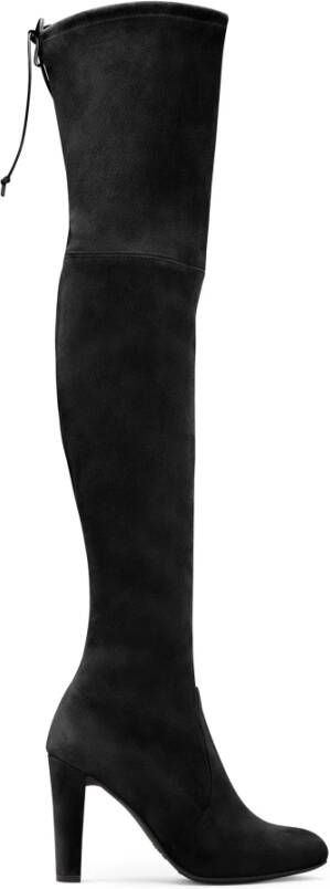 Stuart Weitzman Highland Over-de-Knie Laarzen Black Dames