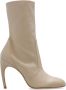 Stuart Weitzman Hoge enkellaarsjes met hak 'Lxecrve' Beige Dames - Thumbnail 1