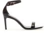 Stuart Weitz Hoge Hak Leren Sandalen - Thumbnail 1