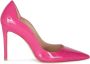 Stuart Weitzman 100 Scalloped Leren Pumps voor Vrouwen Pink Dames - Thumbnail 2