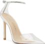 Stuart Weitzman Glam 100 Strap Pump Sandalen White Dames - Thumbnail 1