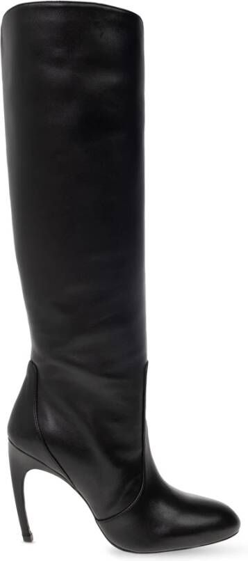 Stuart Weitzman Luxecurve 100 Slouch Laars Black Dames