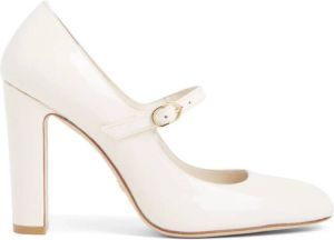 Stuart Weitzman Klassieke Mary Jane Schoenen Beige Dames