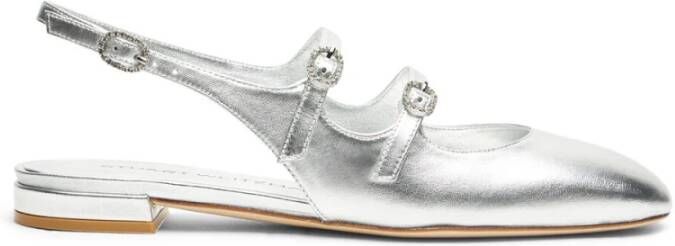 Stuart Weitzman Kristal Mary Jane Slingback Schoenen Gray Dames