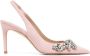 Stuart Weitzman Kristallen Bloem Sandalen Pink Dames - Thumbnail 1