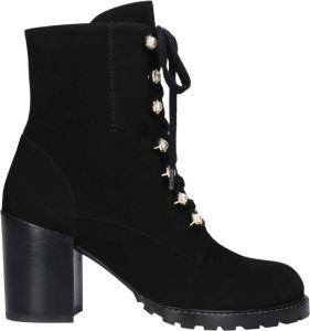 Stuart Weitzman Lace-up Boots Zwart Dames