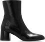 Stuart Weitzman Lakleren enkellaarsjes Flareblock Black Dames - Thumbnail 1