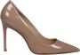 Stuart Weitzman Lakleren Puntige Neus Pumps Beige Dames - Thumbnail 1
