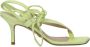 Stuart Weitzman Lalita75Sj9 Groene Suède Hoge Hak Sandalen Green Dames - Thumbnail 1