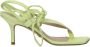 Stuart Weitzman Lalita75Sj9 Groene Suède Hoge Hak Sandalen Green Dames - Thumbnail 2