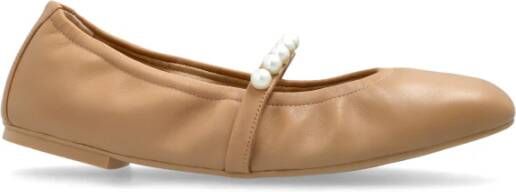 Stuart Weitzman Leren ballerina's Goldie